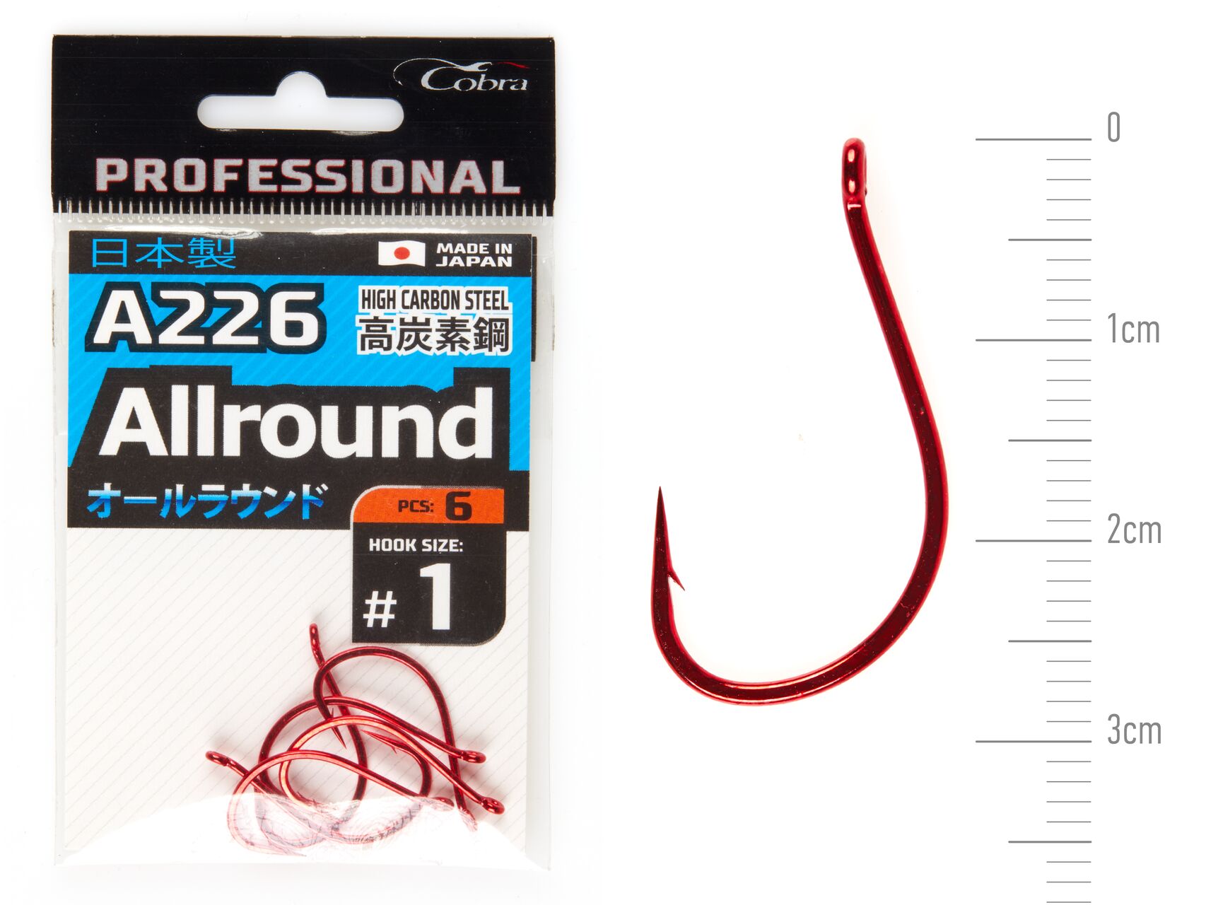 Гачки Cobra Pro AIIROUND сер.A226 розм. 6шт