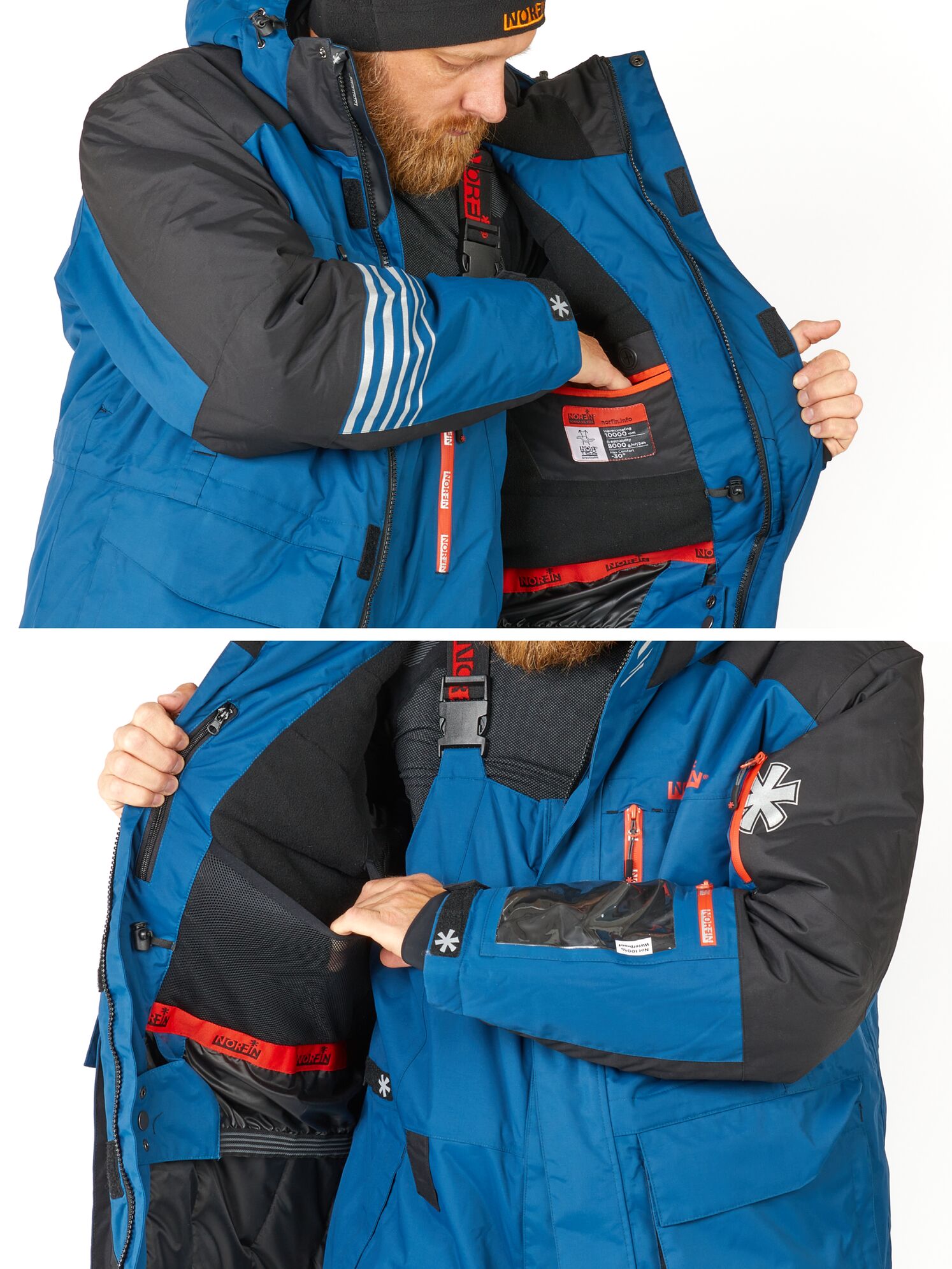 Костюм зимовий мембран. Norfin TORNADO PRO -30 ° / 10000мм / M, фото 2