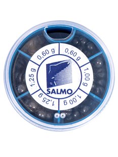 Грузила Salmo ДРОБИНКА PL 6 секцій великі 120г 1007-KP120 фото