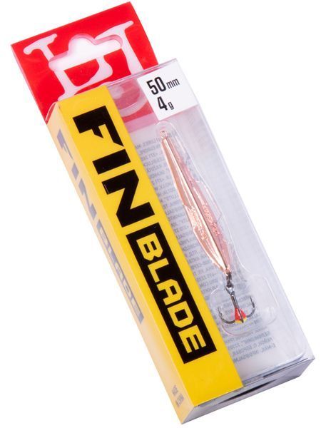 Блесна вертикал. зим. Lucky John FIN BLADE с тр. 50мм C блистер LJFB50-C фото