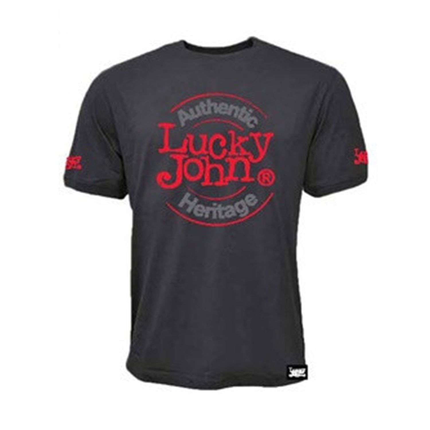 Футболка Lucky John серая 01 р.S