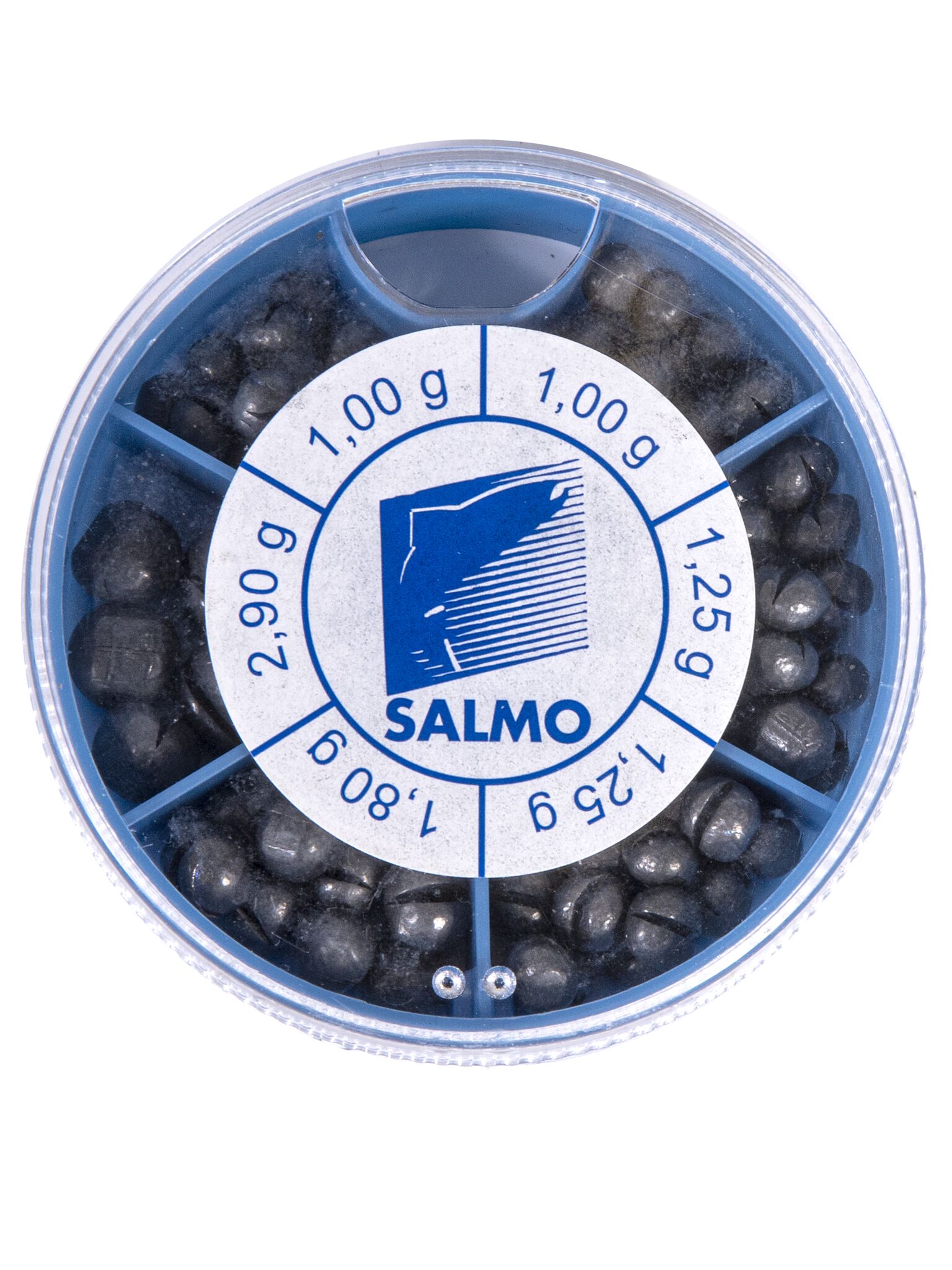 Грузило розрізне (набір) Salmo ДРОБИНКА KP 120г (2х0,6/2х1/2х1,25г)