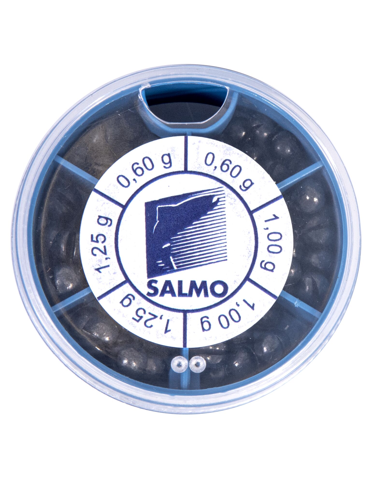 Грузило розрізне (набір) Salmo ДРОБИНКА KP 70г (2х0,6/2х1/2х1,25г)
