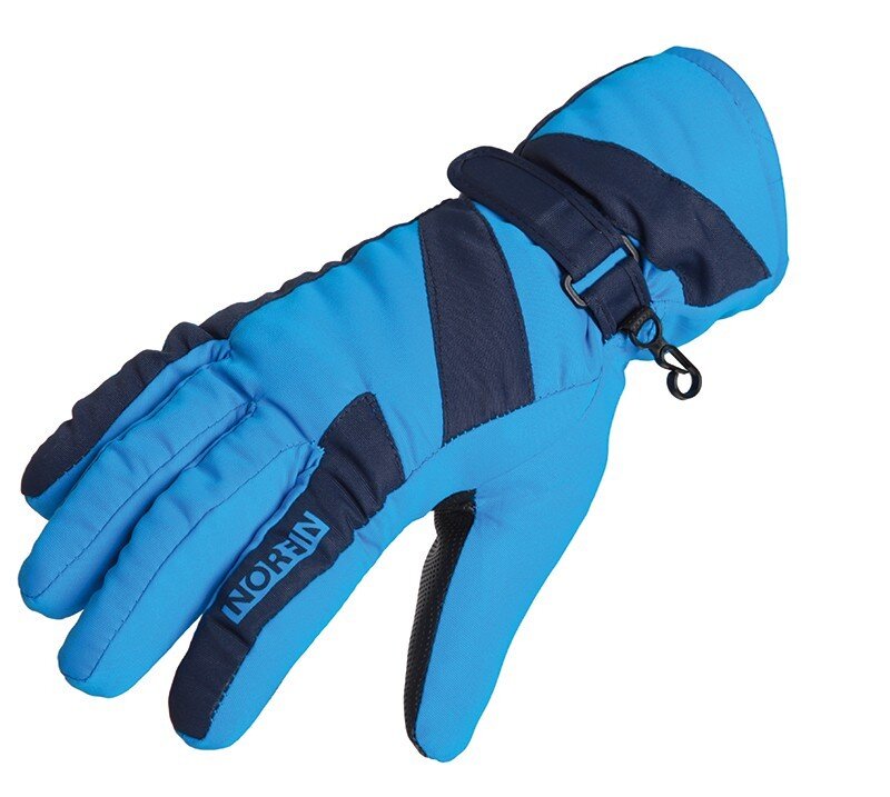 Рукавички мембранні жіночі Norfin Women WINDSTOP BLUE (фліс / утеплювач / PL) р.M