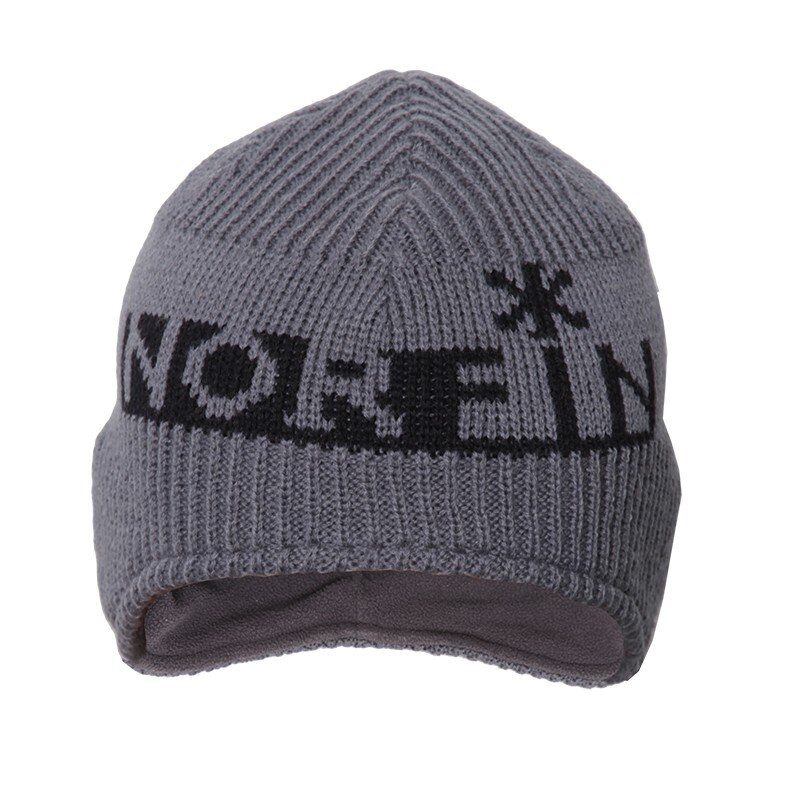 Шапка в'язана Norfin WINTER (підкл.фліс / сіра) р.XL