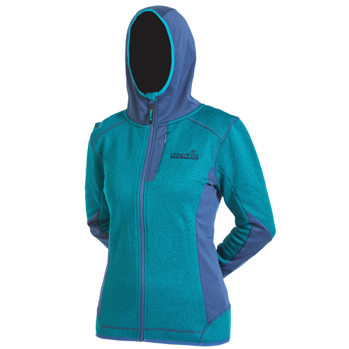 Куртка жіноча флісова Norfin Women OZONE DEEP BLUE (темно-бірюзовий) XS
