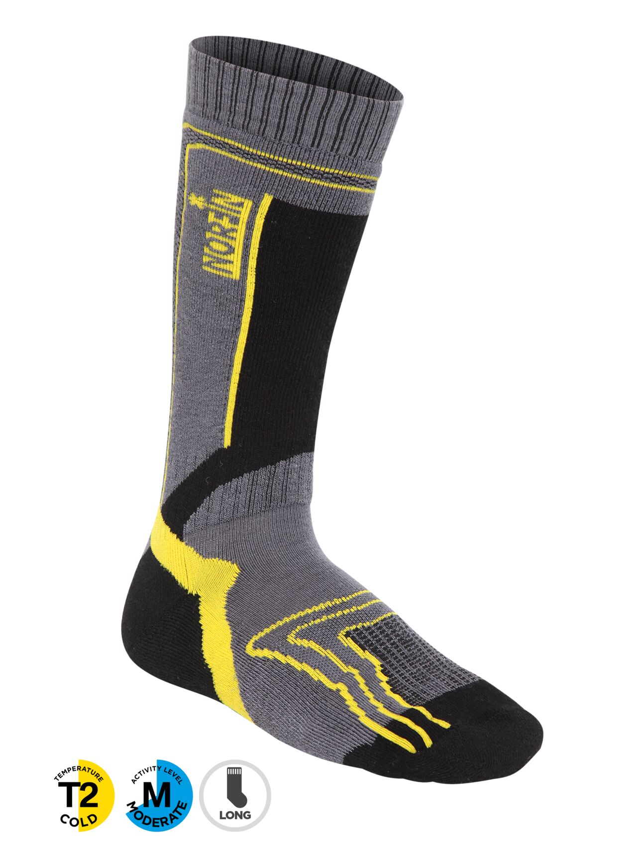 Шкарпетки Norfin BALANCE MIDLE T2M (80% акрил,15% поліест.,5% еласт.) р.L (42-44)