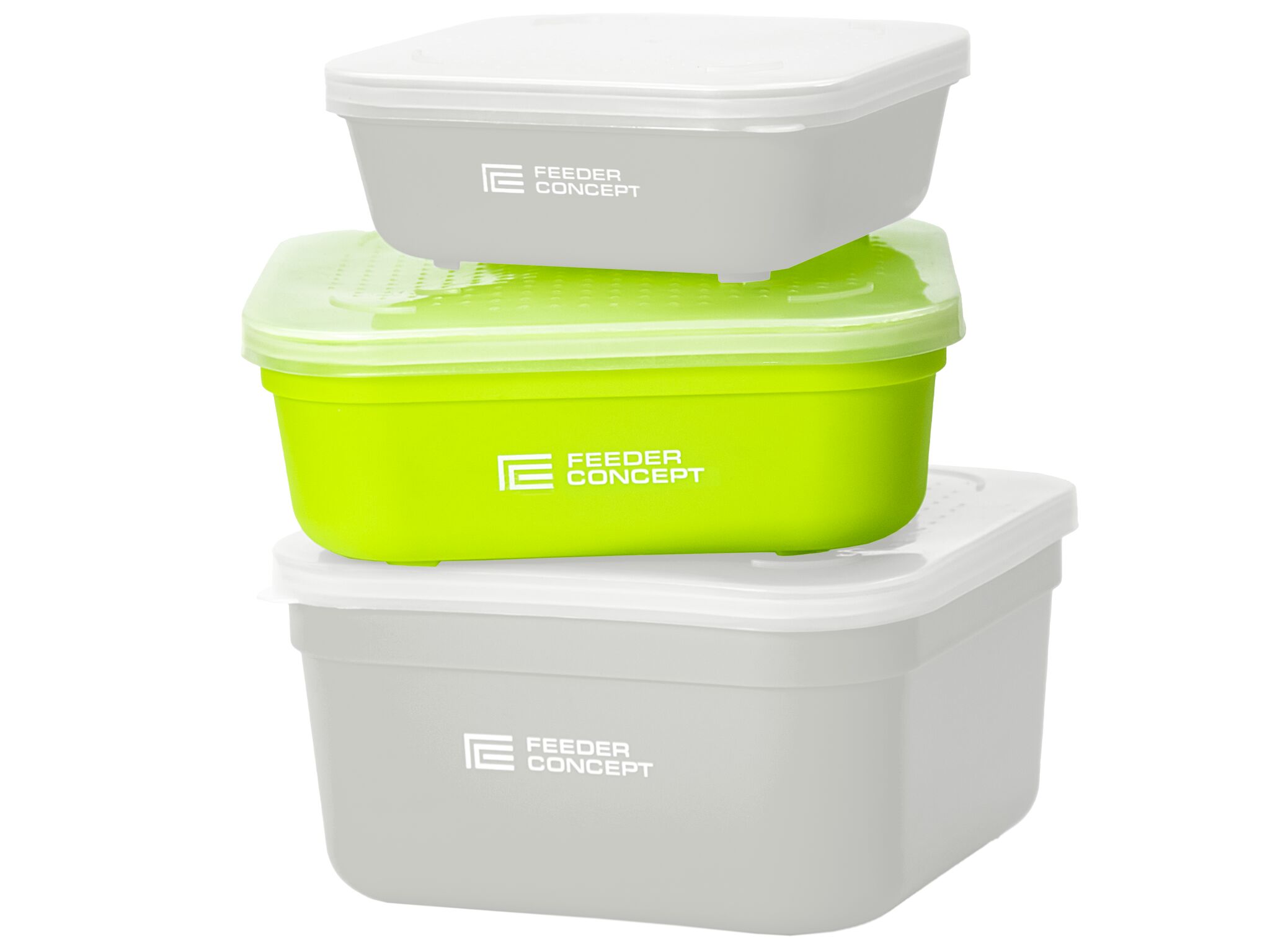 Коробка рибол. для зберігання наживки FC FEEDER BAIT BOX M 170×170×60 / M, фото 4