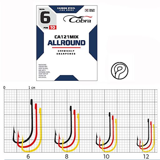Гачок (C7515MIX) Cobra ALLROUND (сер.CA121MIX/ 006) *10шт.