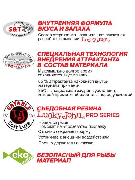 Твістер силікон. BALLIST LJ Pro Series 2,5 "/ 071 *10 140101-071 фото