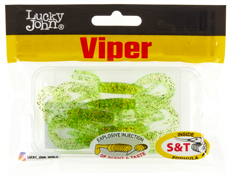 Твістер силікон. VIPER LJ Pro Series 3 "/ S15 *7 140221-S15 фото