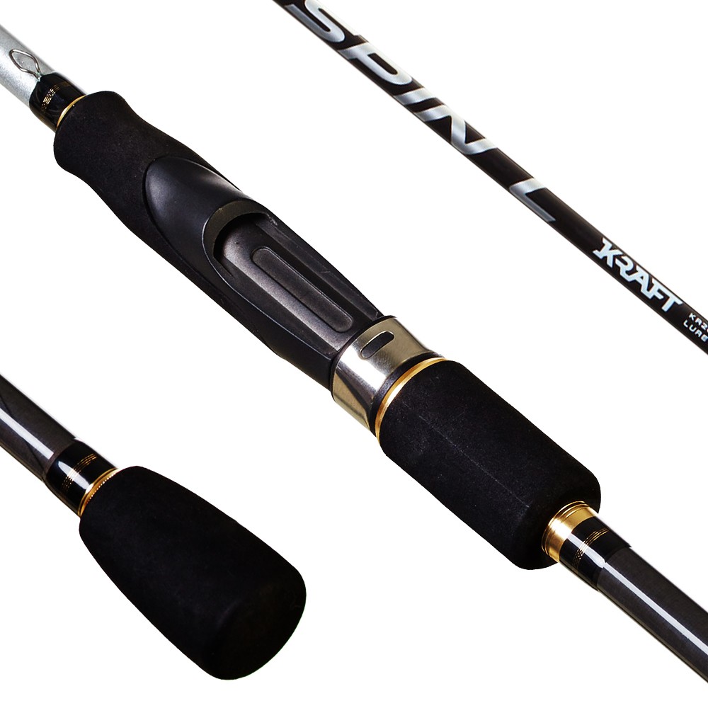 Вудилище спінінгове Salmo Kraft SPIN L 5-15/2,10(6'8"), фото 2