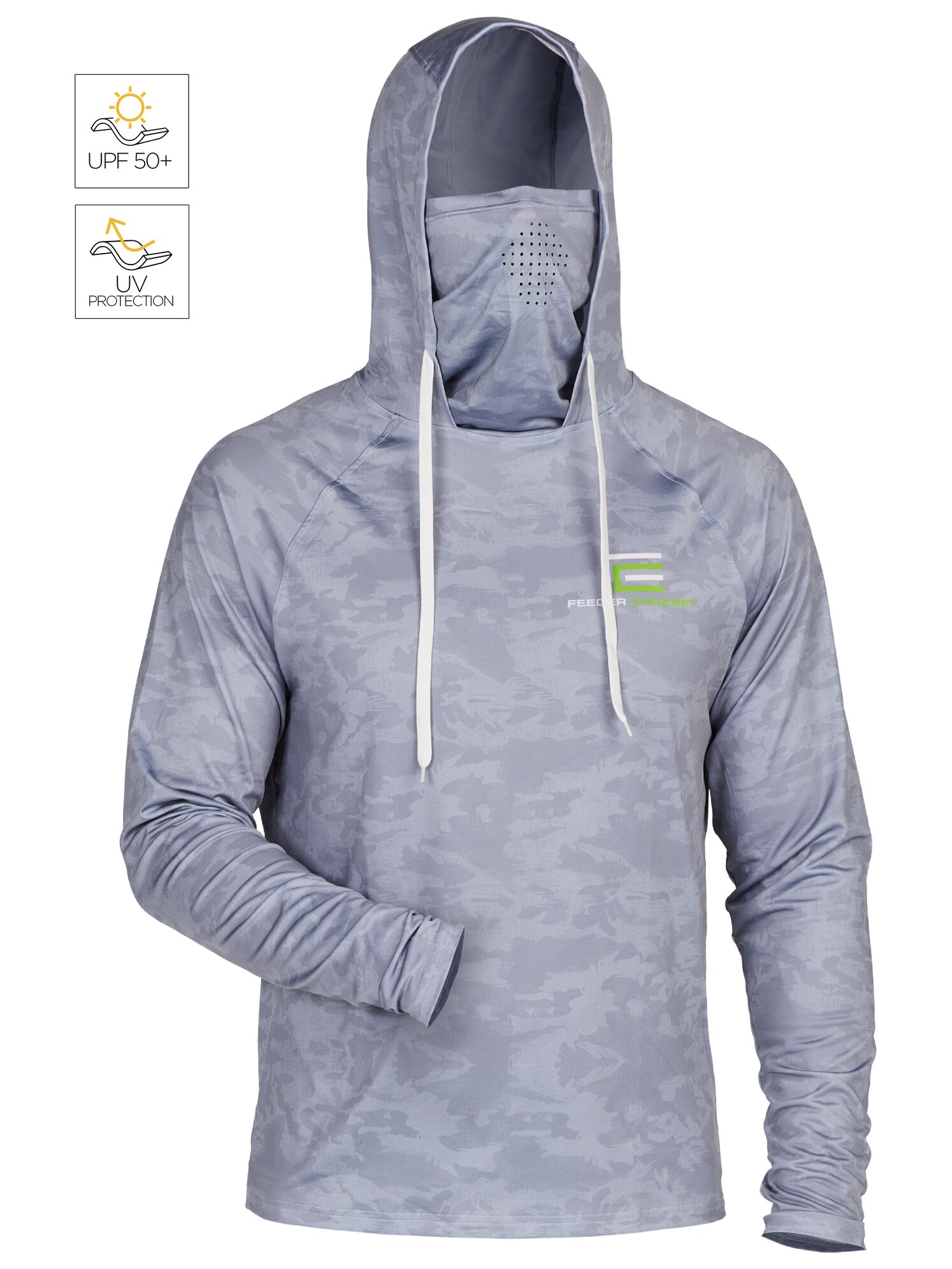 Реглан з капюшоном та захистом від "UV" Feeder Concept UV HOODIE (90%Ny,10%Spandex) / S