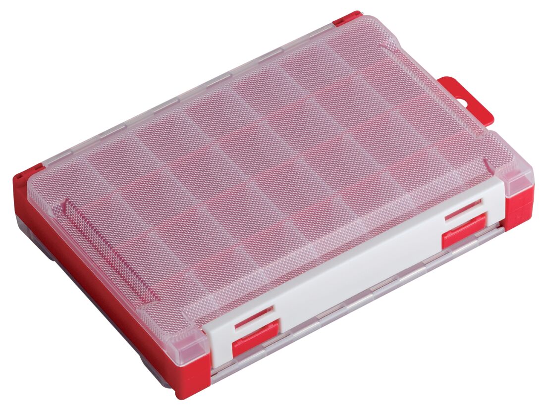 Коробка пластик. двостороння Meiho RUNGUN CASE 1010W (червоний напівпрозор.) 17,5 х 10,5 х 3,8см