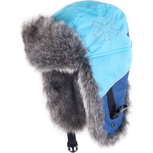 Шапка-вушанка жіноча Norfin Snow Flake p.XL Синій (305780-XL)