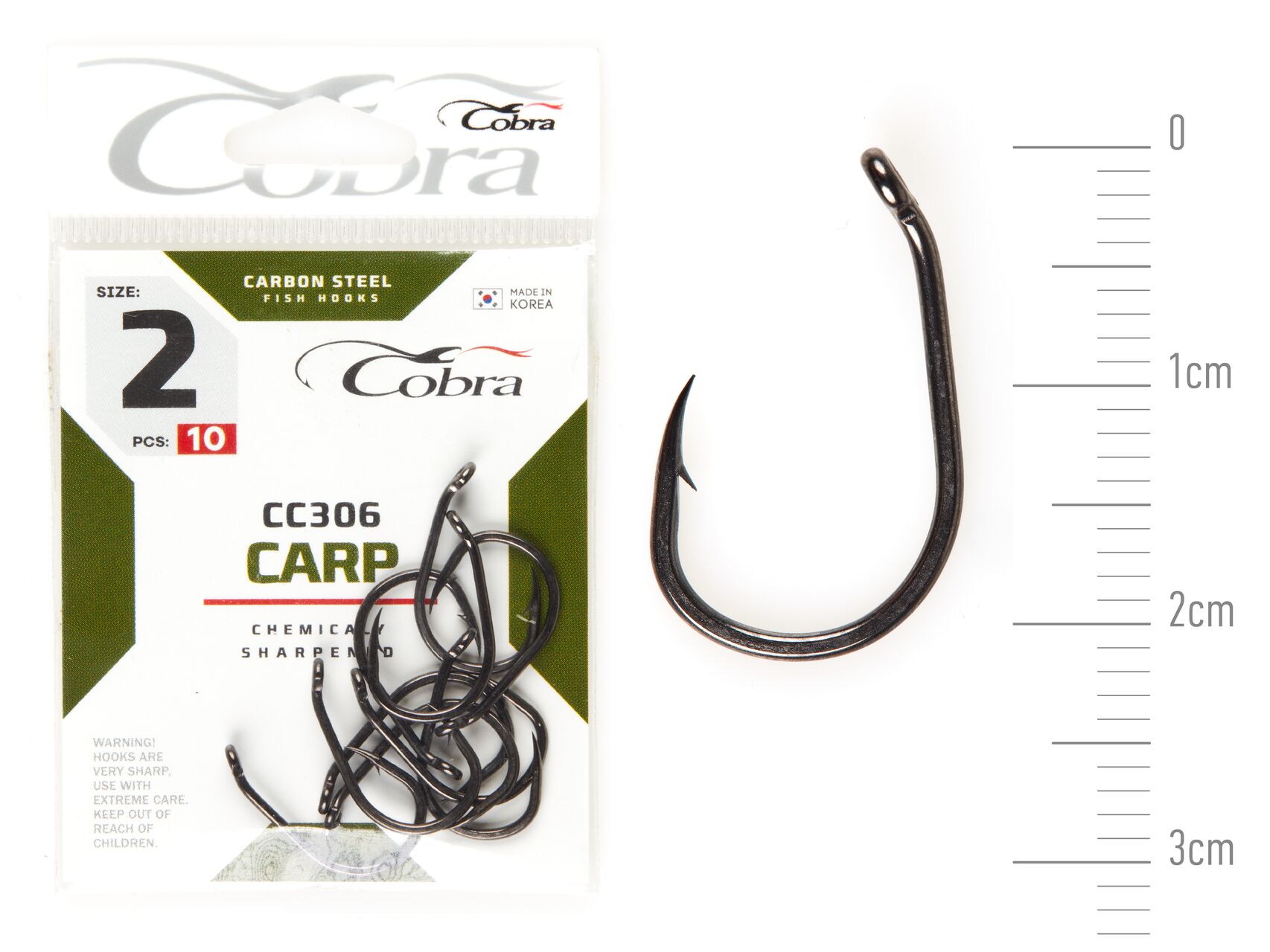 Гачки Cobra CARP KOI сер. CC306 розм. 10шт
