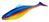 Виброхвосты съедоб. искусст. LJ Pro Series ROACH PADDLE TAIL 5.0in (12.70)/G04 4шт. 140181-G04 фото