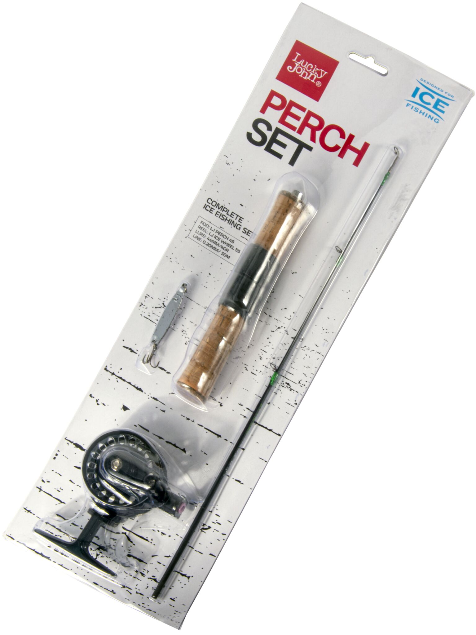 Вудлище-комплект зимове Lucky John PERCH SET