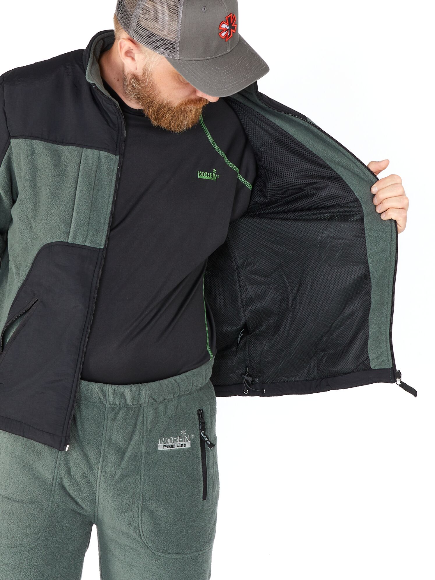 Костюм флісовий Norfin POLAR LINE 2 GRAY / L, фото 6