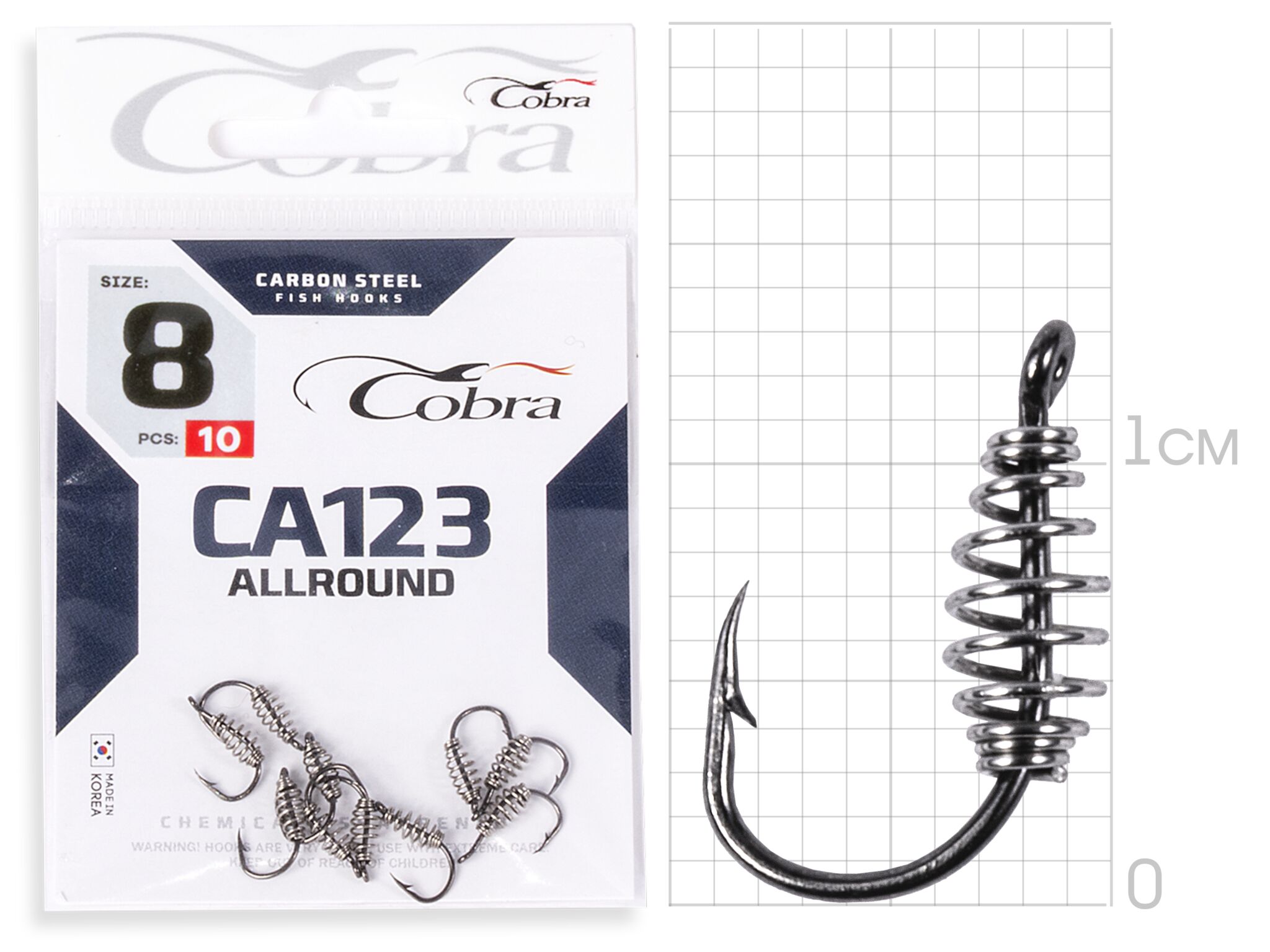 Гачок (C008NSB) Cobra ALLROUND (сер.CA123/ 008) *10шт.