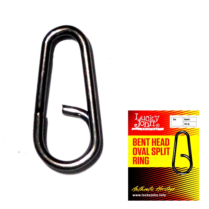 Кільце заводне LJ BENT HEAD OVAL SPLIT RING