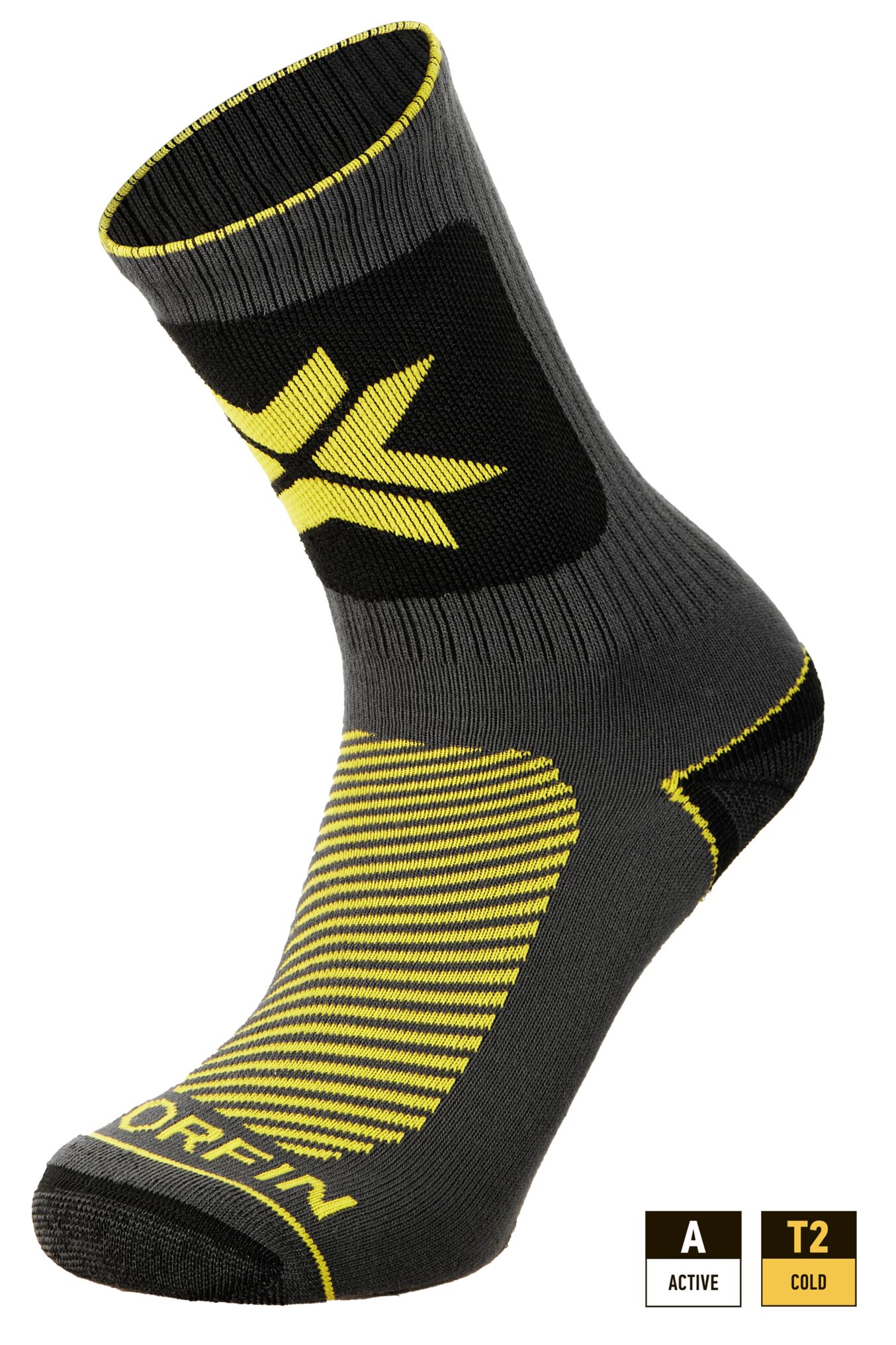 Шкарпетки Norfin T2A BALANCE HIKING CREW (60% Sorbtek, 30% Ny, 5% спандекс, 5% эласт.) р.M(39-41)