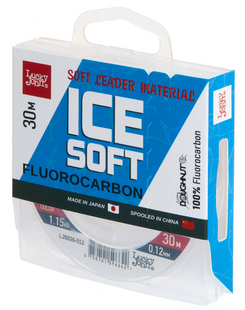 Леска моно. Lucky John ICE SOFT FLUOROCARBON 030м/012 LJ5026-012 фото