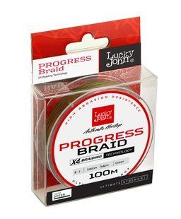 Лісочка плетена Lucky John Progress BRAID Green 100/024 LJ4106-024 фото
