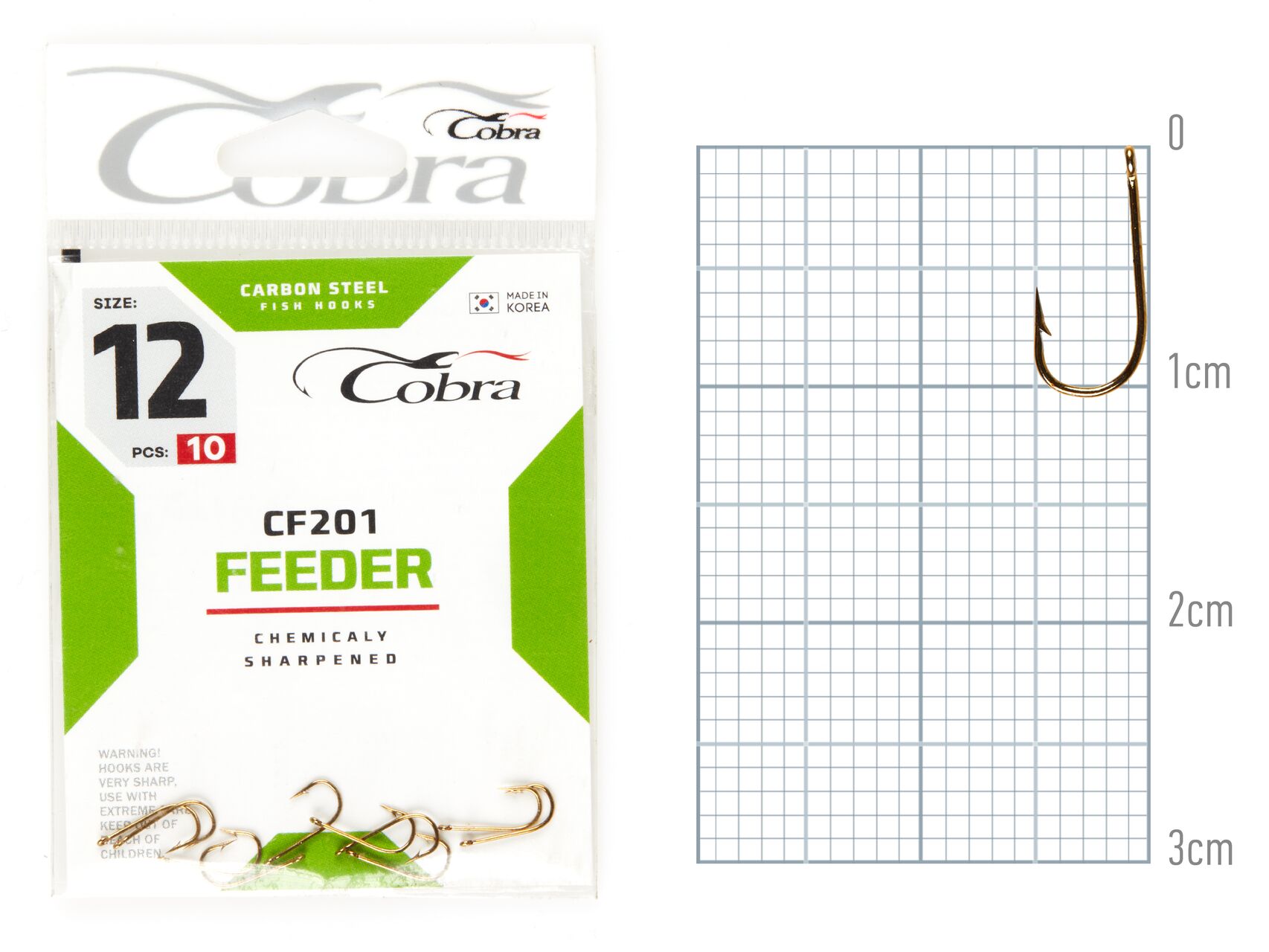 Гачок (C1161BZ) Cobra FEEDER (сер.CF201/ 012) *10шт., фото 2