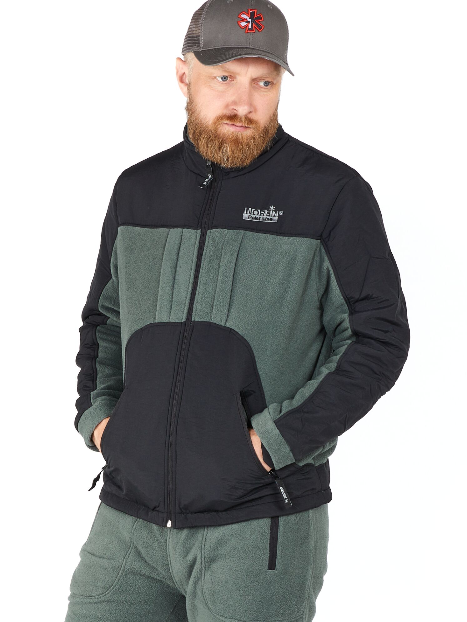 Костюм флісовий Norfin POLAR LINE 2 GRAY / XXXL, фото 5