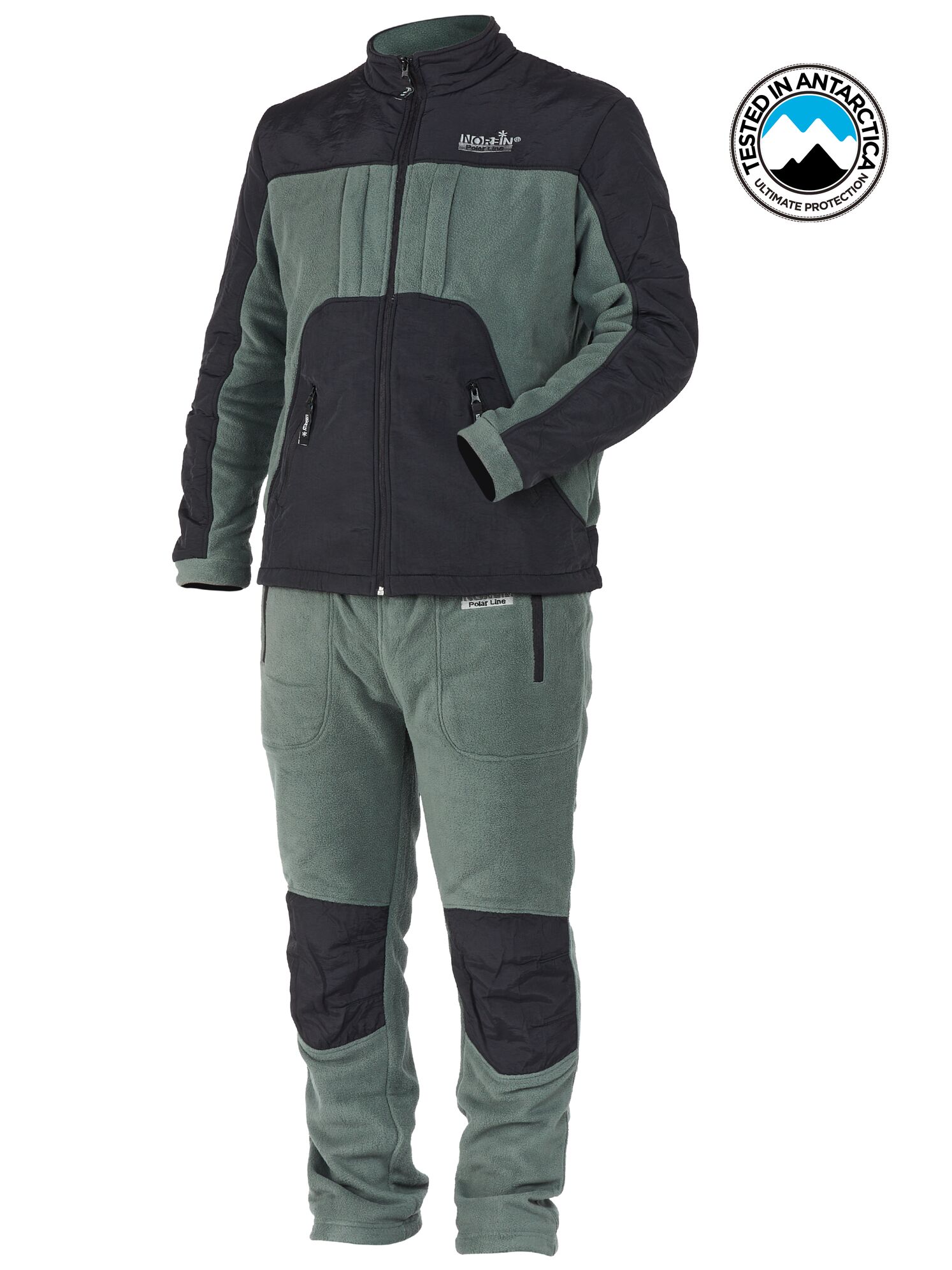 Костюм флісовий Norfin POLAR LINE 2 GRAY / XXXL