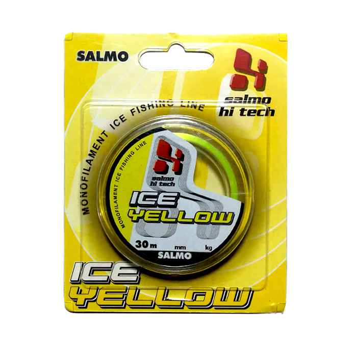 4942-025 Леска моно зимняя SALMO HI-TECH ICE YELLOW 30м
