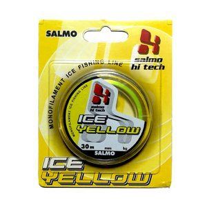 Жилка моно зимова SALMO HI-TECH ICE YELLOW 0,25 / 30м (інд.уп/ *10) 4942-025 фото