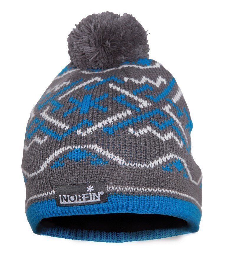 Шапка в'язана жіноч. Norfin Women NORWAY GRAY (підкл.фліс / сіра/100% акрил) р.L