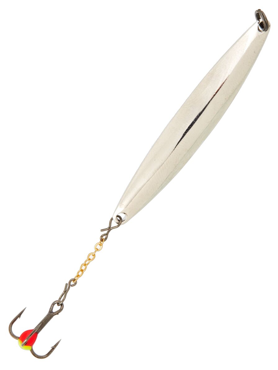 Блешня вертикальна зимова LUCKY JOHN Nail Blade (ланцюжок, трійник), 45 мм, S