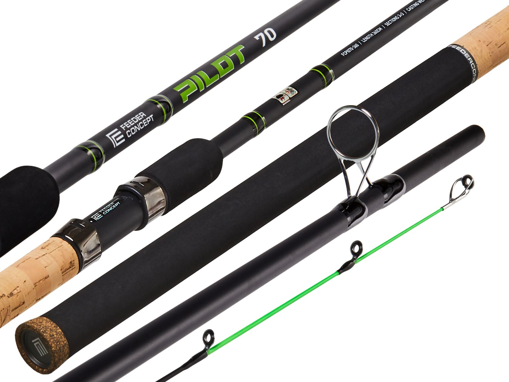 Вудилище фідер. Feeder Concept PILOT 70 70/3.60(1X1oz;1x 2oz;1x 3oz), фото 2