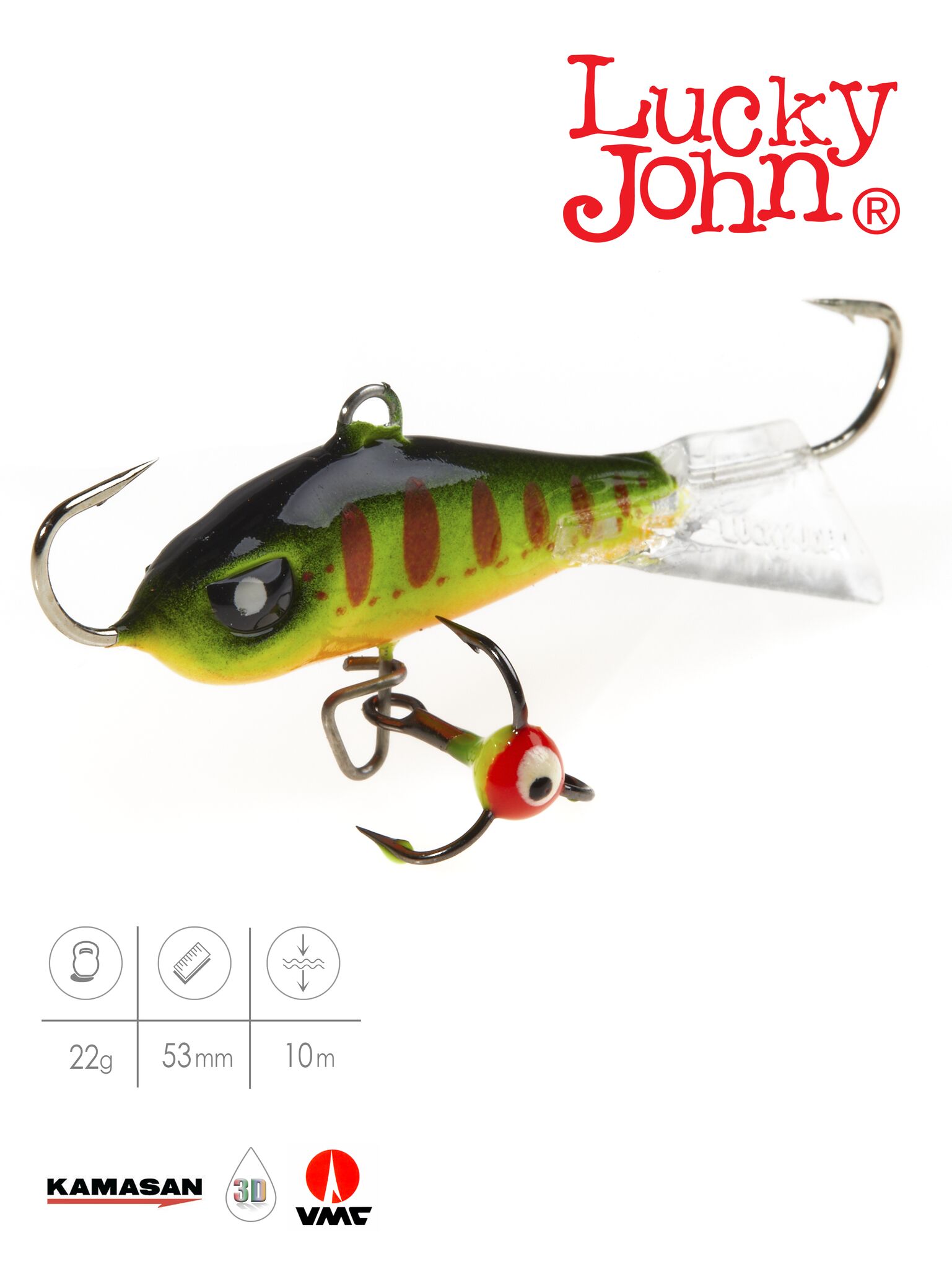 Балансир Lucky John BALTIC 5 з тр. 50мм/201 блістер