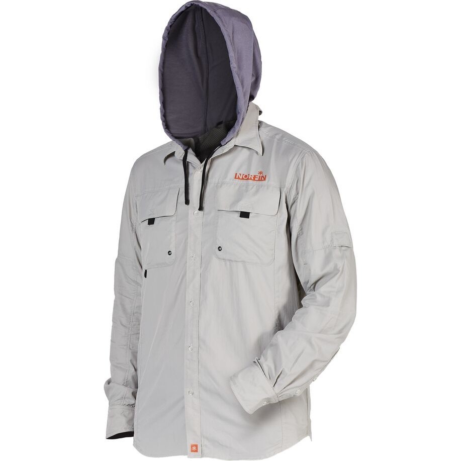 Сорочка з капюшоном та захистом від "UV" Norfin FOCUS HOOD (nylon RipStop, довг.рукав) / M