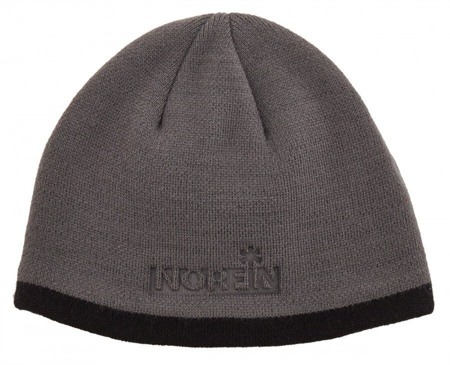 Шапка в'язана Norfin EXPLORER (підкл.-фліс / сіра) р.L