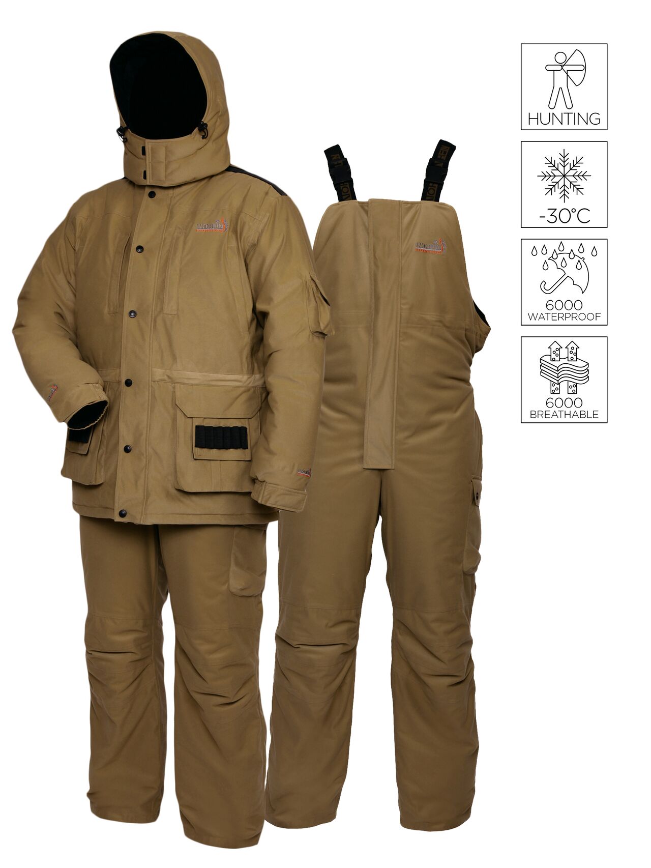 Костюм зимовий Norfin HUNTING Wild Green -30°/ 6000мм / XL