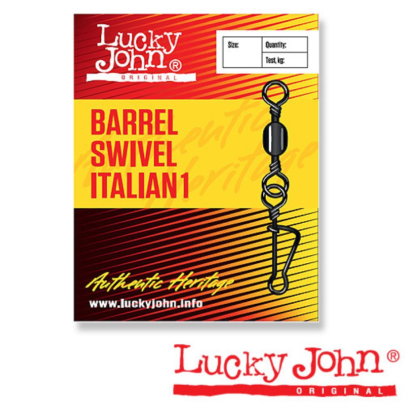 Застібка+вертлюг LJ BARREL SWIVEL ITALIAN 1 012 / *10
