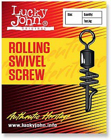 Застібка+вертлюг LJ ROLING SWIVEL SCREW 002 / *10