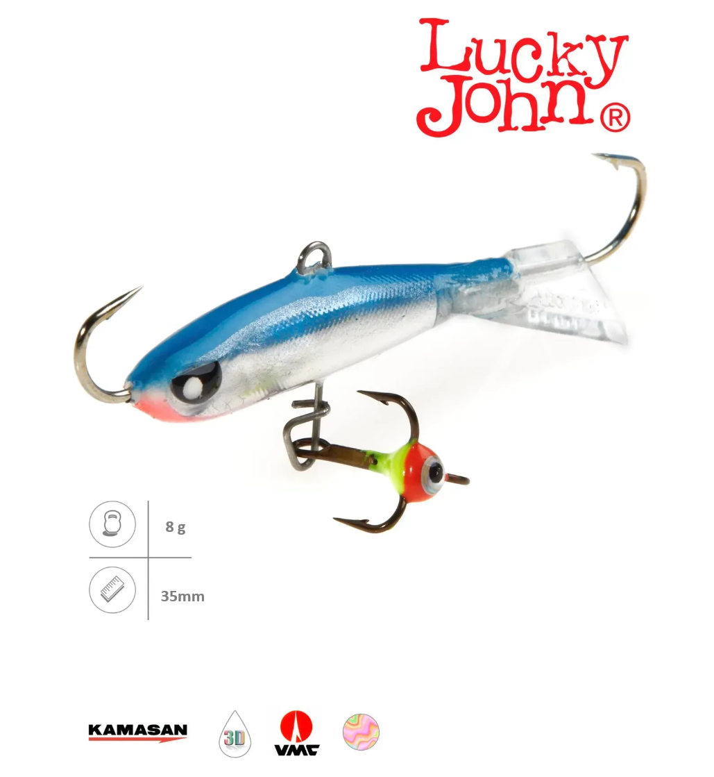 Балансир Lucky John NORDIC 3 с тр. 35мм/15H блистер