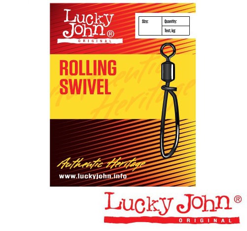 Застібка+вертлю LJ ROLING SWIVEL 004 / *10