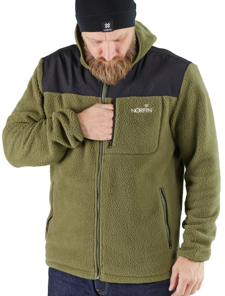 Куртка фліс. Norfin POLARGUARD GREEN 02 р.М, фото 3