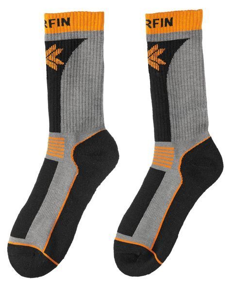 Шкарпетки Norfin T3A NORDIC MERINO HIKING CREW (25% вовна, 55% акрил,18% Ny, 2% эласт) р.M(39-41) 304732-02M фото