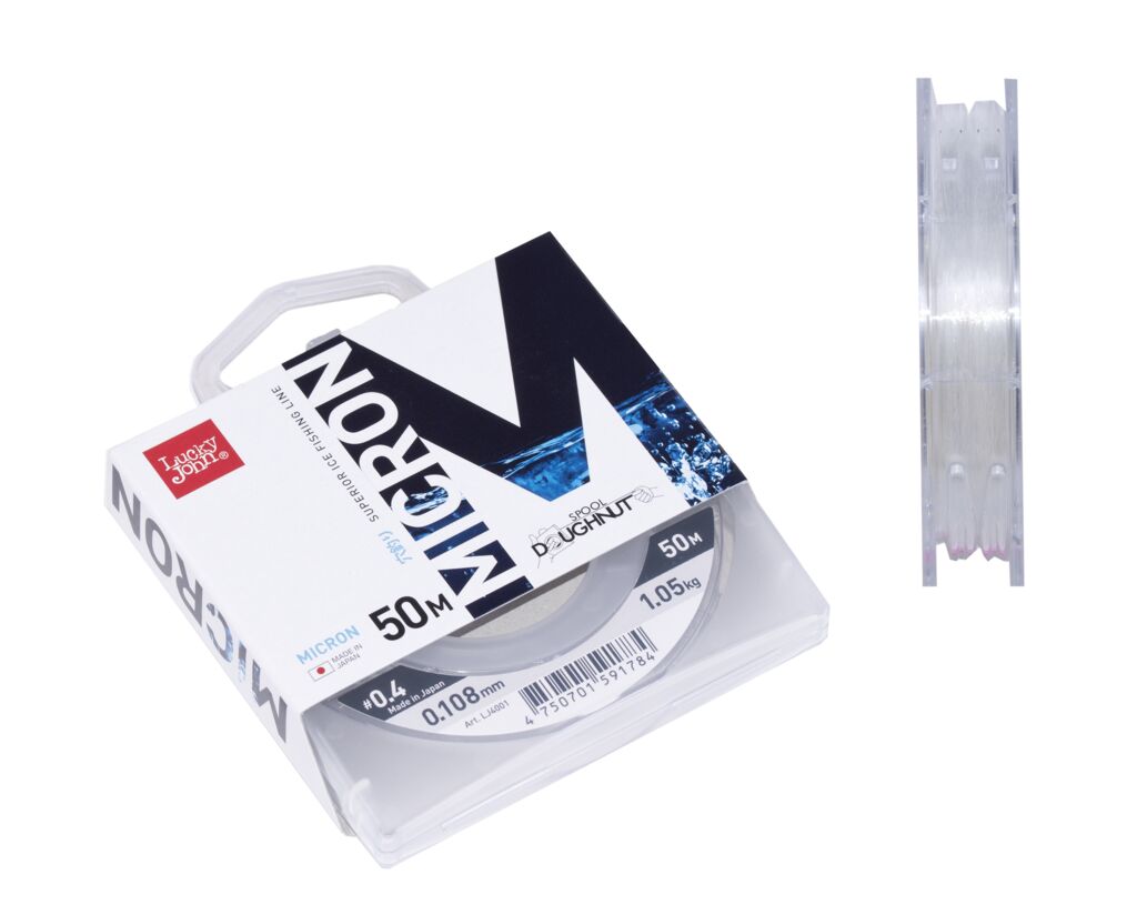 Жилка моно зимова Lucky John MICRON 0,10 / 50м (інд.уп/ *12)