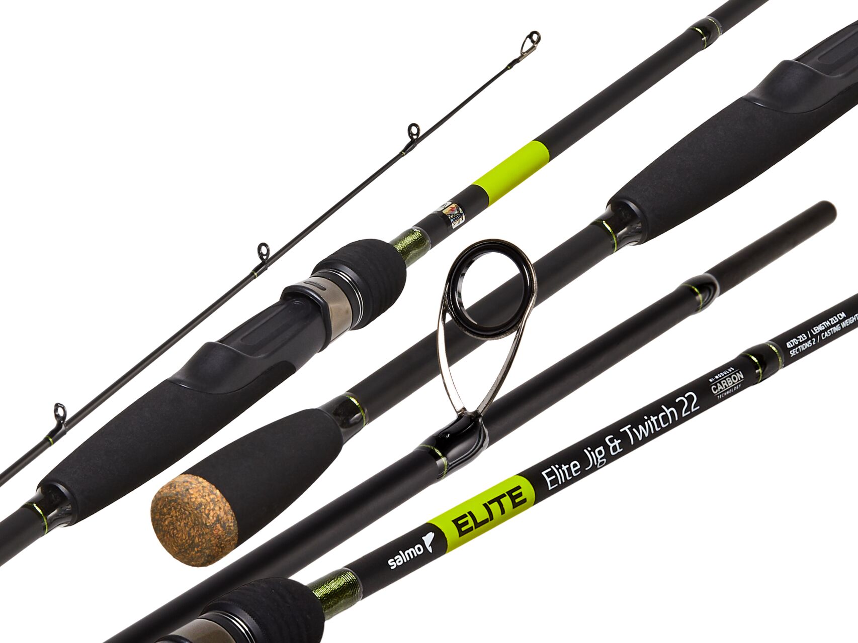 Вудилище спінінгове Salmo ELITE JIG & TWITCH 22 5-22/2.13, фото 2