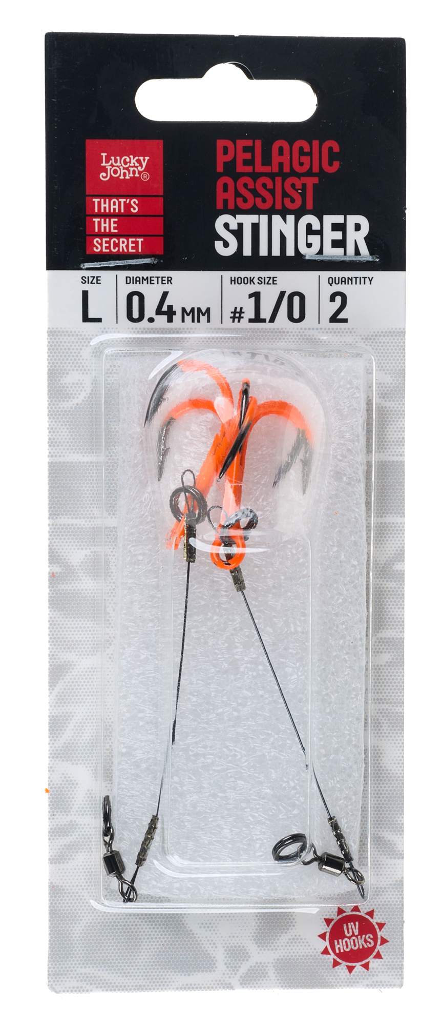 Оснащення LUCKY JOHN STINGER 0.4mm №1/0 L
