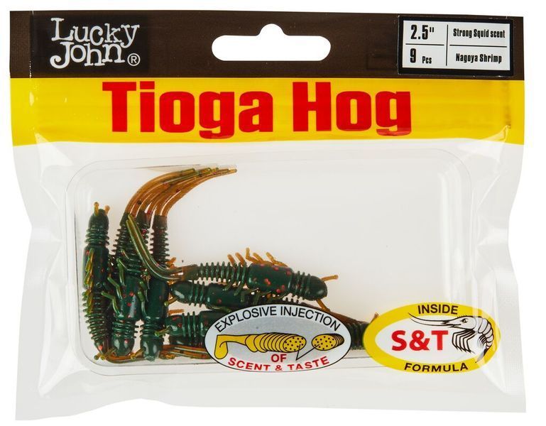 Віброхвости їст. LJ Pro Series TIOGA HOG 2.5in (06.35)/085 9шт. 140194-085 фото